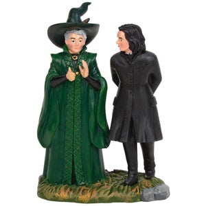 Professeur Rogue et Professeur Minerva McGonagall (9 cm) – Harry Potter Village