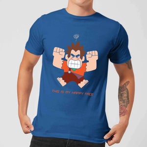 Wreck-it Ralph This Is My Happy Face Men's T-Shirt - Royal Blue