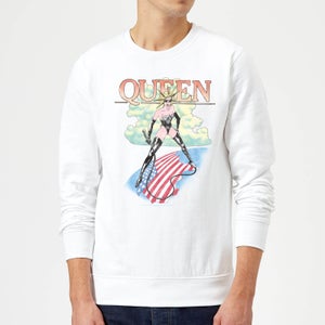 Queen Vintage Tour Sweatshirt - Weiß