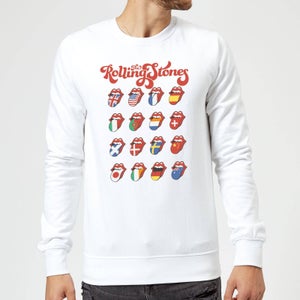 Rolling Stones International Licks Sweatshirt - White