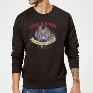 Guns N Roses Jungle Skeleton Sweatshirt - Black