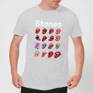 Rolling Stones No Filter Tongue Evolution Men's T-Shirt - Grey