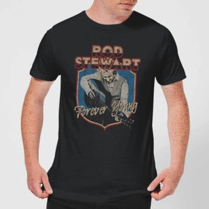 Rod Stewart Forever Young Herren T-Shirt - Schwarz