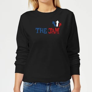 The Jam Text Logo Damen Sweatshirt - Schwarz