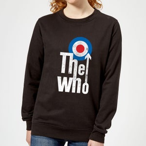 The Who Target Logo Damen Sweatshirt - Schwarz