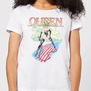 Queen Vintage Tour Damen T-Shirt - Weiß