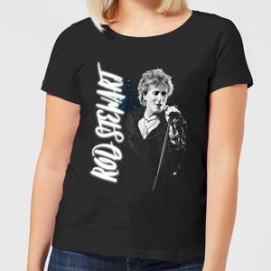 Rod Stewart Poster Women's T-Shirt - Black