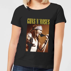 Guns N Roses Axel Live Damen T-Shirt - Schwarz