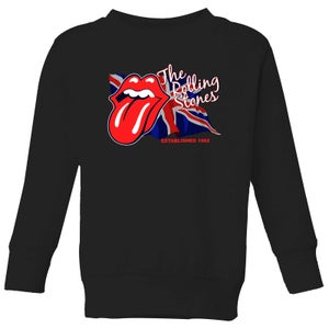 Rolling Stones Lick The Flag Kinder Sweatshirt - Schwarz