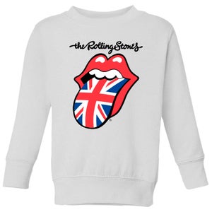 Rolling Stones UK Tongue Kids' Sweatshirt - White