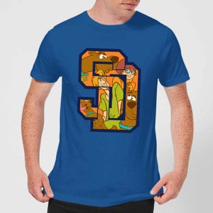 Camiseta Collegiate para hombre de Scooby Doo - Azul real