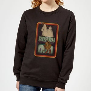 Scooby Doo Retro Ghostie Women's Sweatshirt - Black