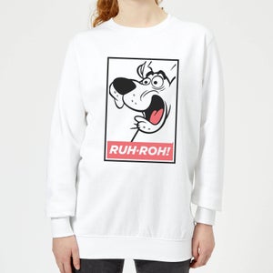 Scooby Doo Ruh-Roh! Women's Sweatshirt - White