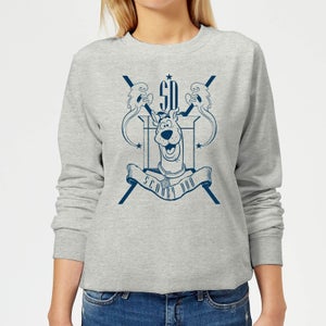 Scooby Doo Coat Of Arms Women's Sweatshirt - Grey