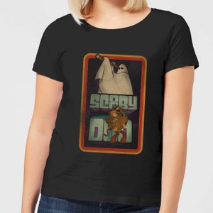 Scooby Doo Retro Ghostie Women's T-Shirt - Black