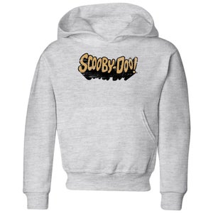 Scooby Doo Retro Colour Logo Kids' Hoodie - Grey