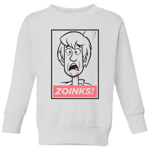 Scooby Doo Zoinks! Kids' Sweatshirt - White