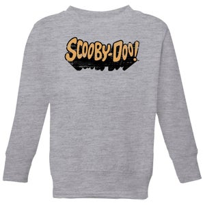 Scooby Doo Retro Colour Logo Kids' Sweatshirt - Grey