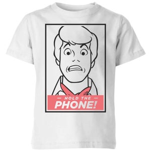 Scooby Doo Hold The Phone Kids' T-Shirt - White