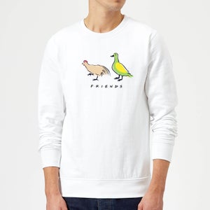 Friends The Chick And The Duck Sweatshirt - White