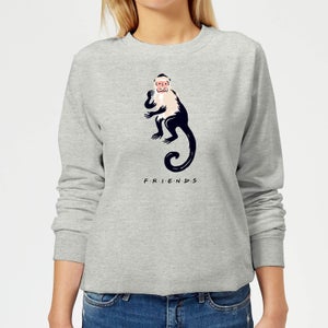 Friends Marcel The Monkey Women's Sweatshirt - Grey
