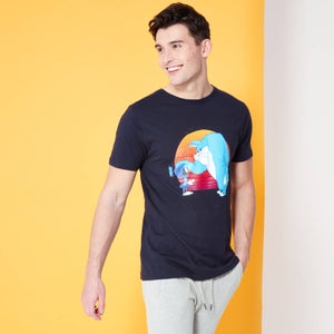 Looney Tunes Kaboom! Bunny Monster T-Shirt - Navy Blau