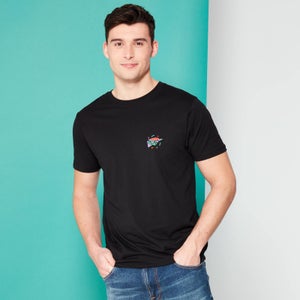 Cartoon Network Spin-Off Dexter's Laboratory 90's Embroidered Pocket T-Shirt - Black