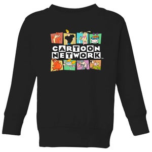 Cartoon Network Logo Characters Kinder Sweatshirt - Schwarz