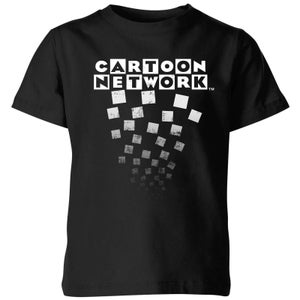 Cartoon Network Logo Fade Kinder T-Shirt - Schwarz