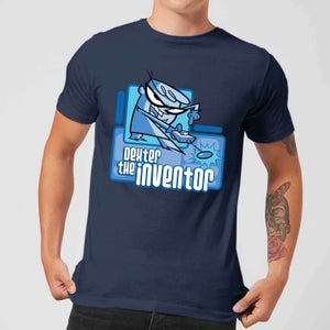 Dexters Lab The Inventor Men's T-Shirt - Navy