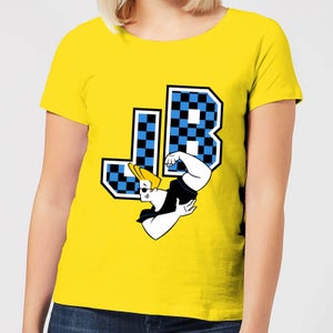 Johnny Bravo JB Varsity Women's T-Shirt - Yellow
