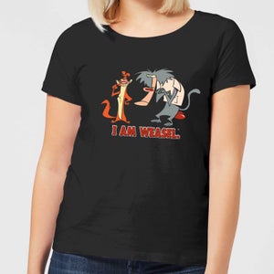 Camiseta I Am Weasel Characters para mujer - Negro