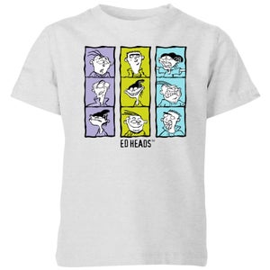 Camiseta para niño Ed, Edd n Eddy Heads - Gris