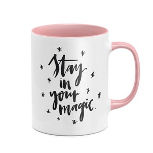 Stay In Your Magic Mug - White/Pink