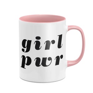 Girl Pwr Mug - White/Pink