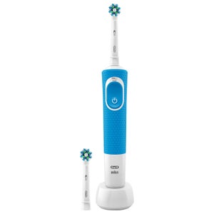 Oral B Vitality Plus CrossAction Power Handle Electric Toothbrush - Blue