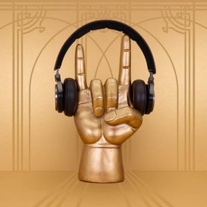 GOLD ROCK ON HEADPHONE STAND