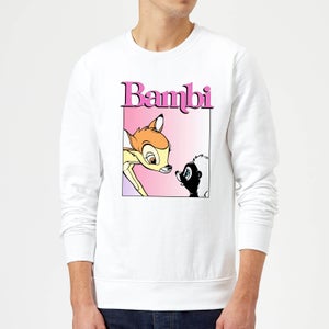 Disney Bambi Nice To Meet You Sweatshirt - White
