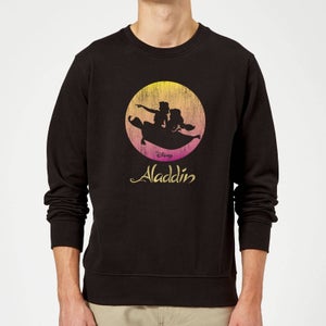 Disney Aladdin Flying Sunset Sweatshirt - Black