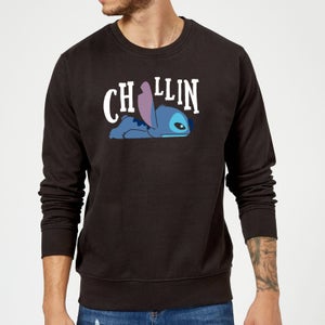 Disney Lilo And Stitch Chillin Sweatshirt - Schwarz