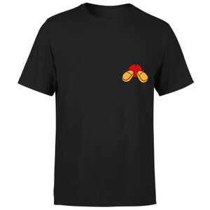 Disney Mickey Mouse Backside Herren T-Shirt - Schwarz