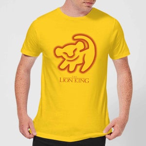 T-Shirt Disney Re Leone Cave Drawing - Yellow - Uomo