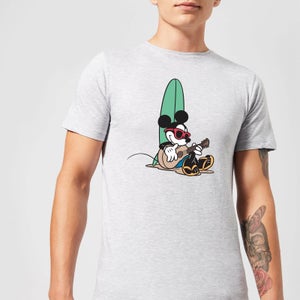 Disney Mickey Mouse Surf And Chill Men's T-Shirt - Grey