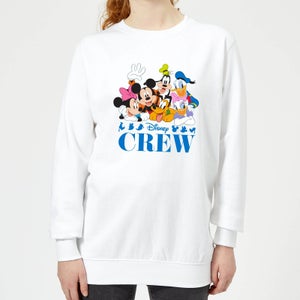 Disney Crew Women's Sweatshirt - White