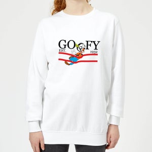 Disney Goofy By Nature Women's Sweatshirt - White