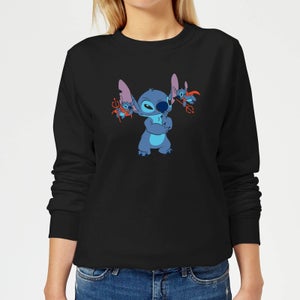 Disney Lilo And Stitch Little Devils Damen Sweatshirt - Schwarz
