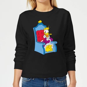 Disney King Donald Women's Sweatshirt - Black
