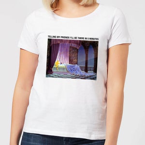 Disney Doornroosje I'll Be There In Five dames t-shirt - Wit
