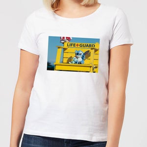 Disney Lilo & Stitch Life Guard dames t-shirt - Wit