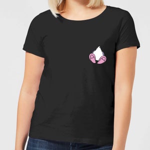 Disney Katrien Duck Backside dames t-shirt - Zwart